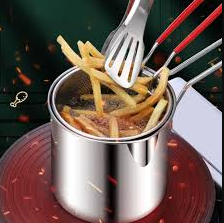 Miniatura 4 de kit Olla Freidora De Acero Inoxidable